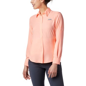 Columbia PFG Tamiami II Long Sleeve, Camisa Rosas Para Mujer | 584761-OBZ